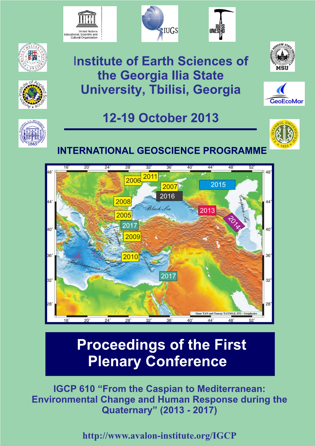 Proceedings of the First Plenary Conference