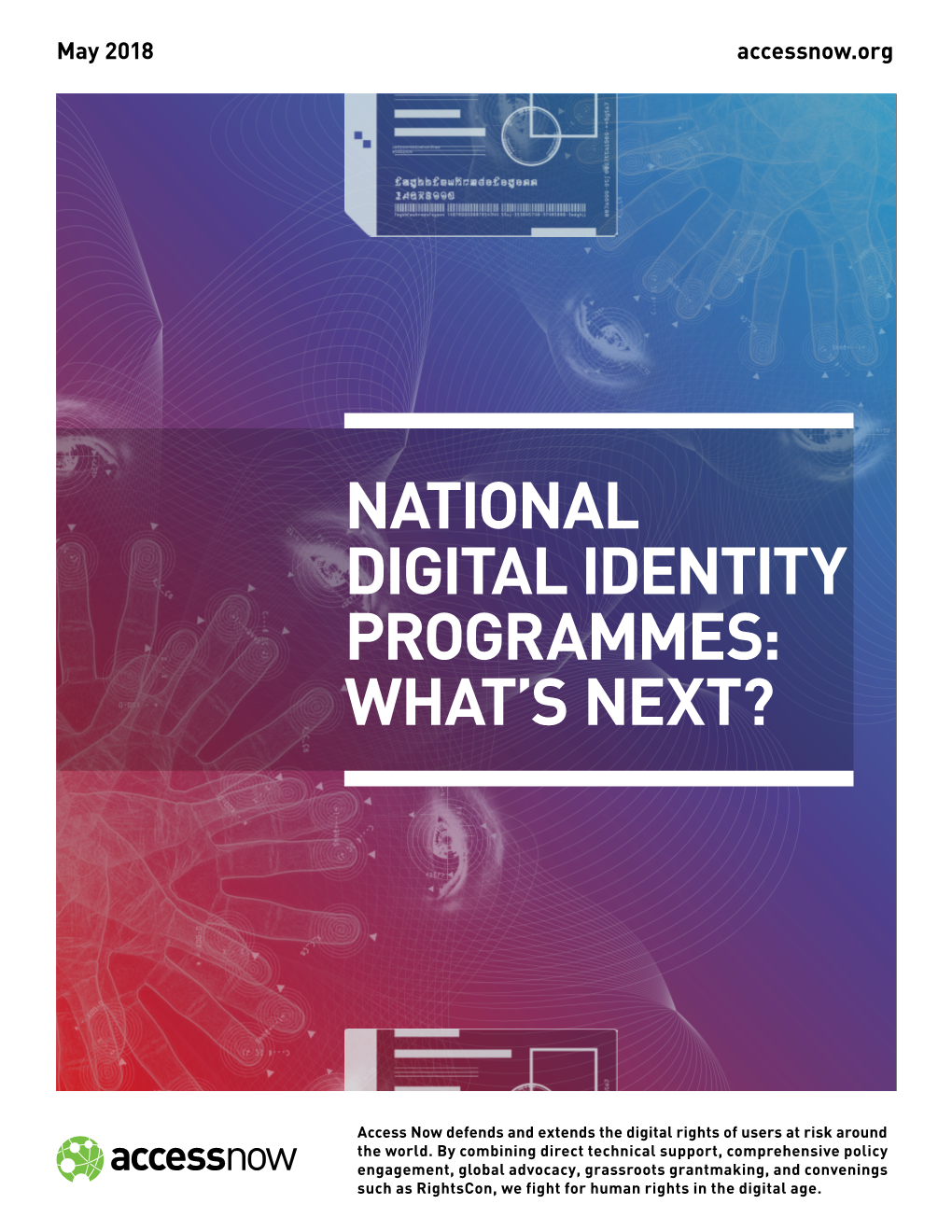 National Digital Identity Programmes: What’S Next?