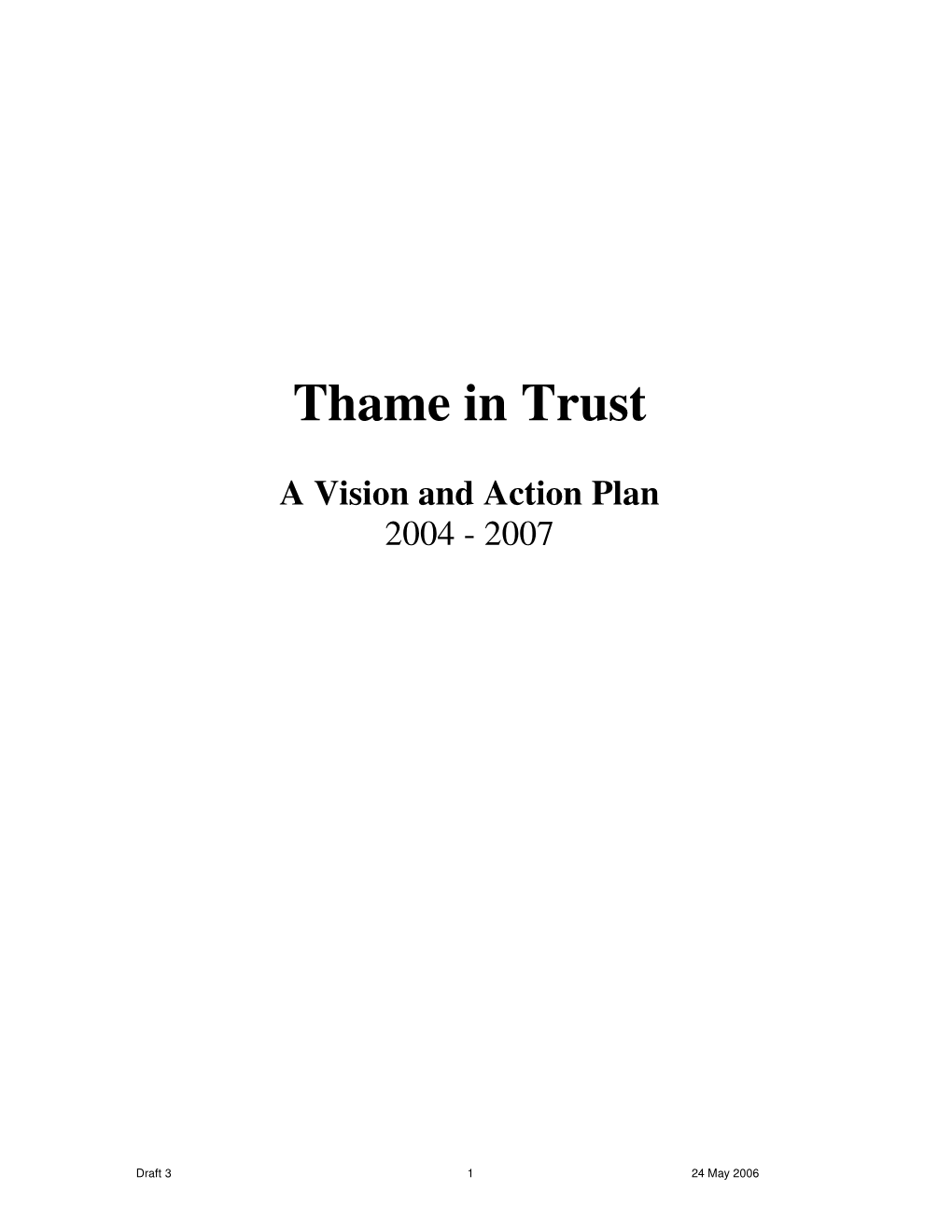 Thame in Trust