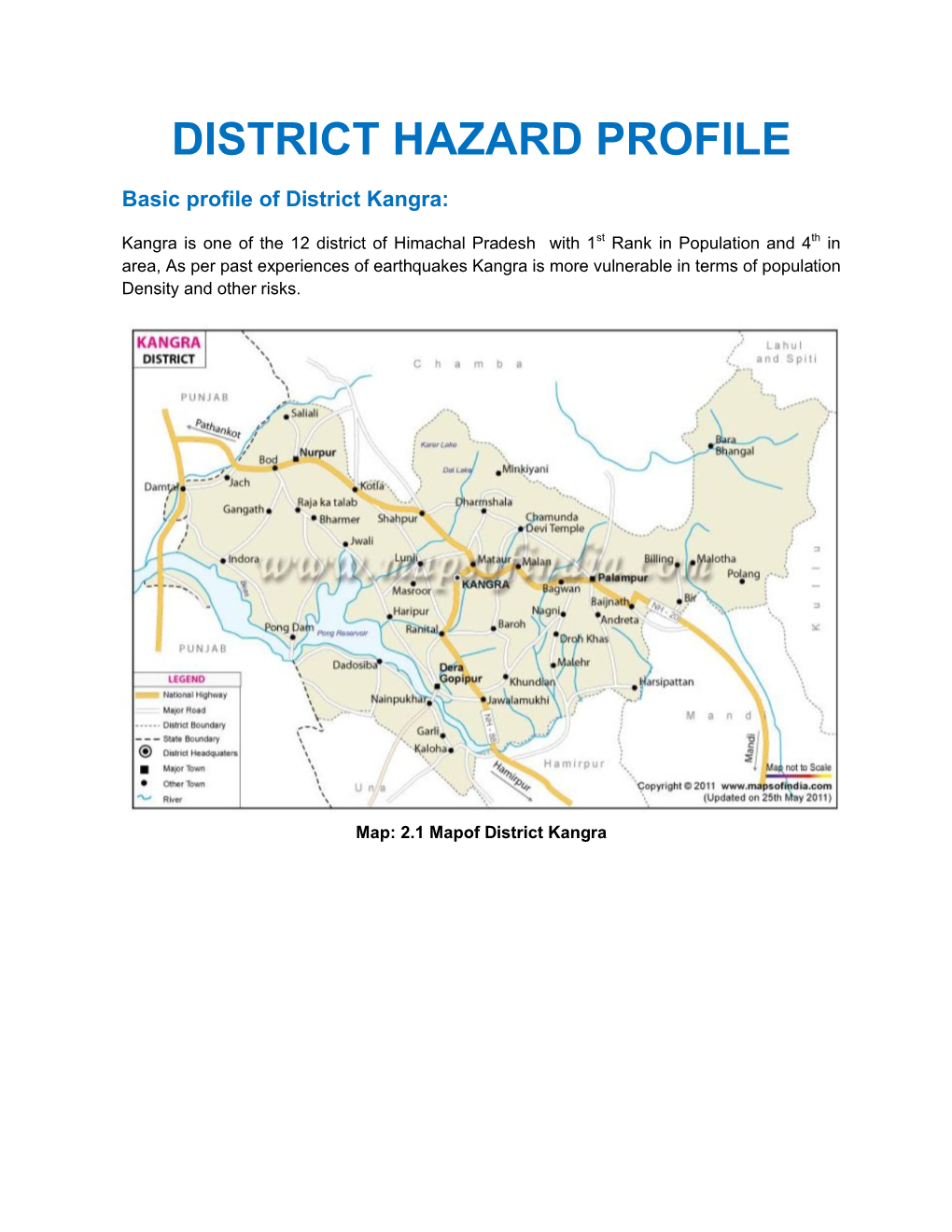 District Hazard Profile