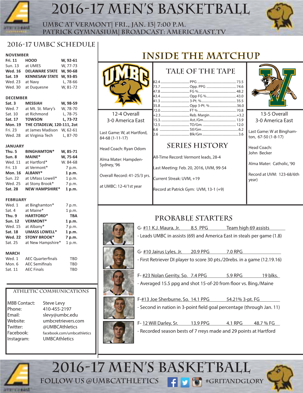 2016-17 Men's Basketball