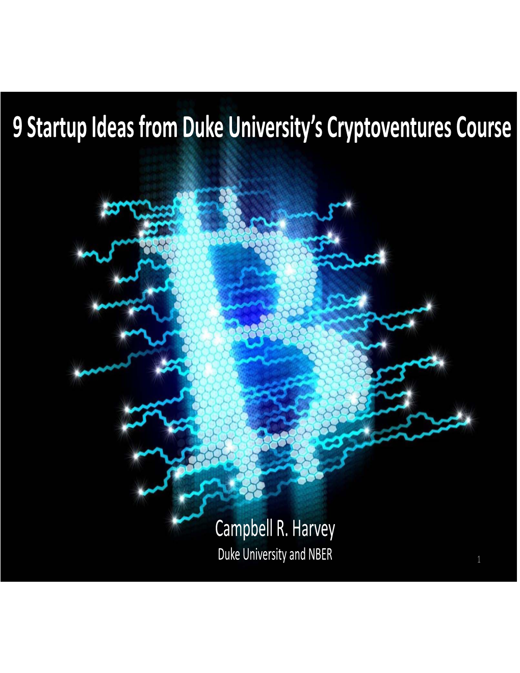 9 Startup Ideas from Duke University's Cryptoventures Course