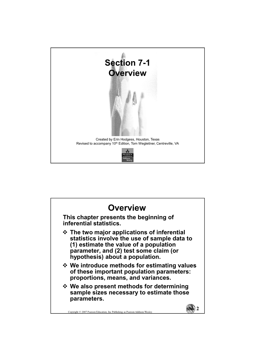 Stats Ch 7 Section 1 and 2 PP Student Version 2