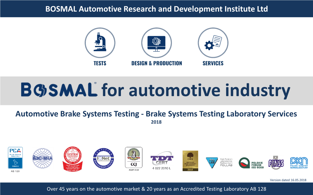 For Automotive Industry