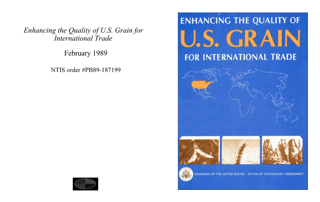 Enhancing the Quality of U.S. Grain for International Trade