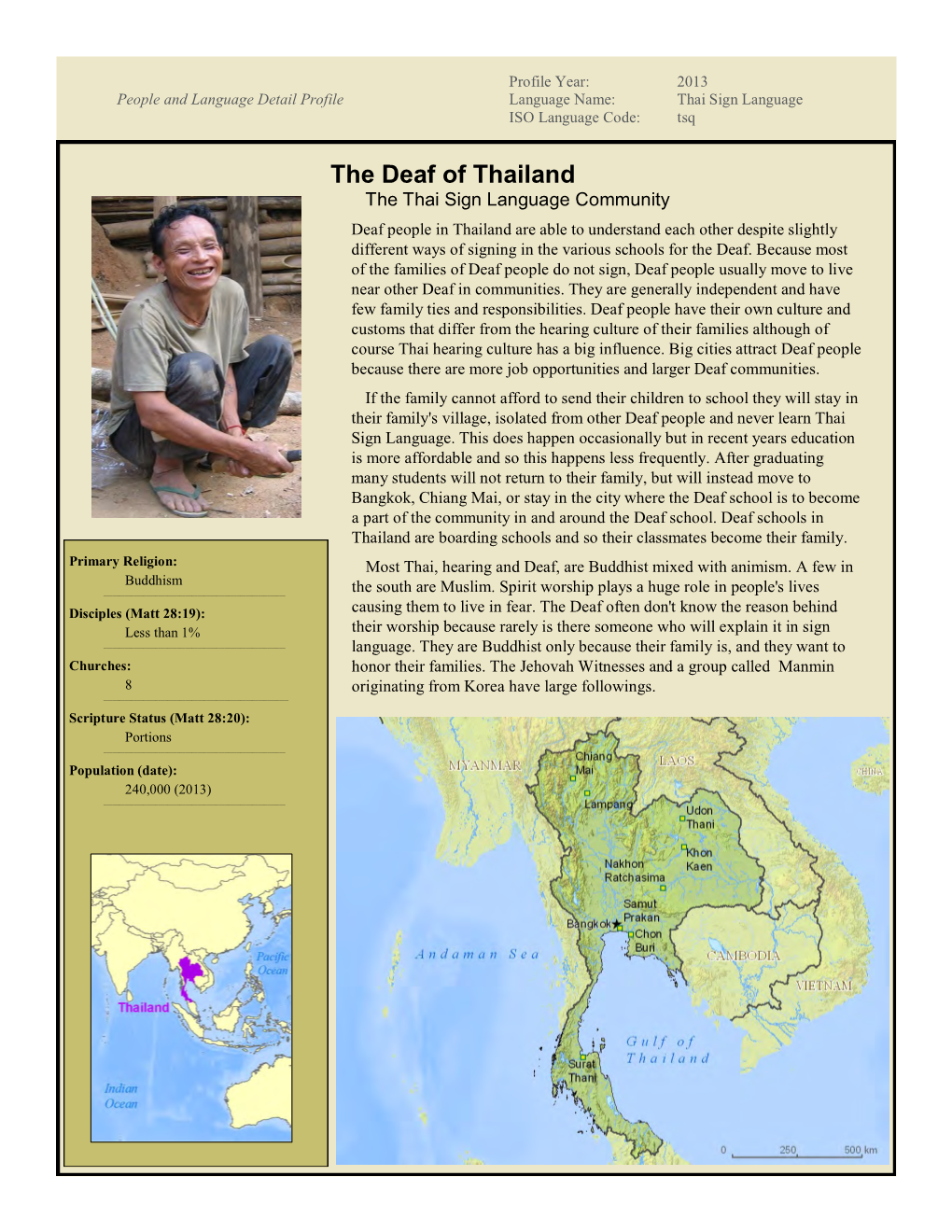 The Deaf of Thailand