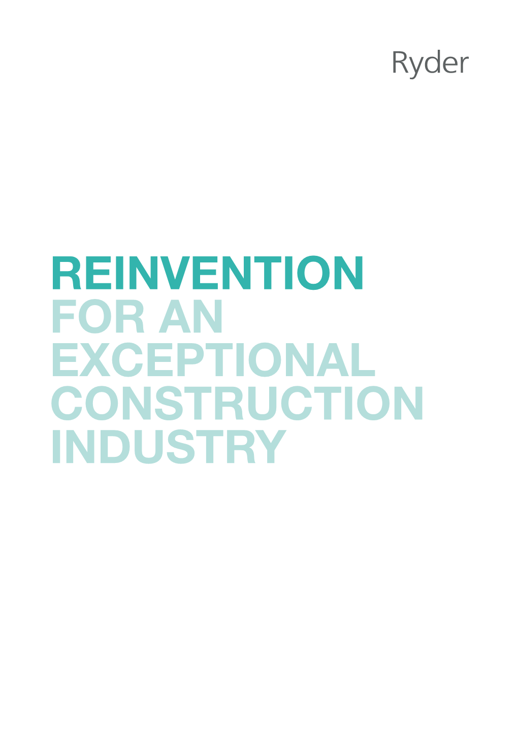 Reinvention for an Exceptional Construction