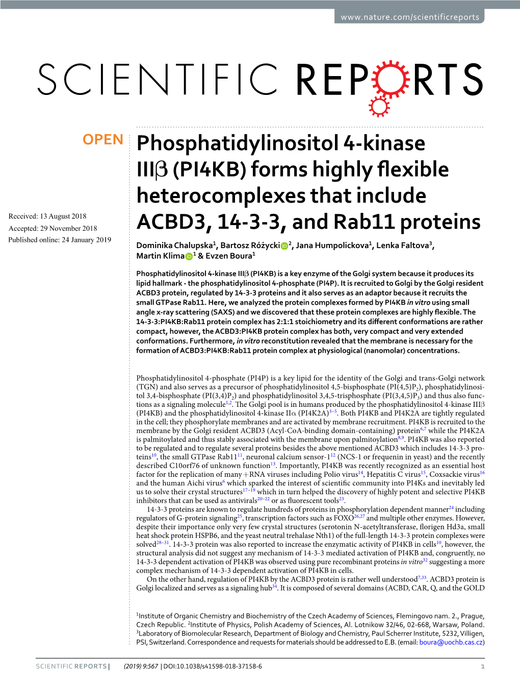 Phosphatidylinositol 4-Kinase Iiiβ (PI4KB)
