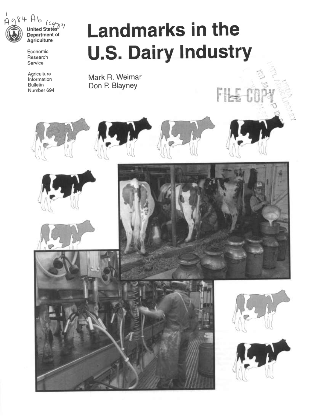 Landmarks in the U.S. Dairy Industry (AIB-694)