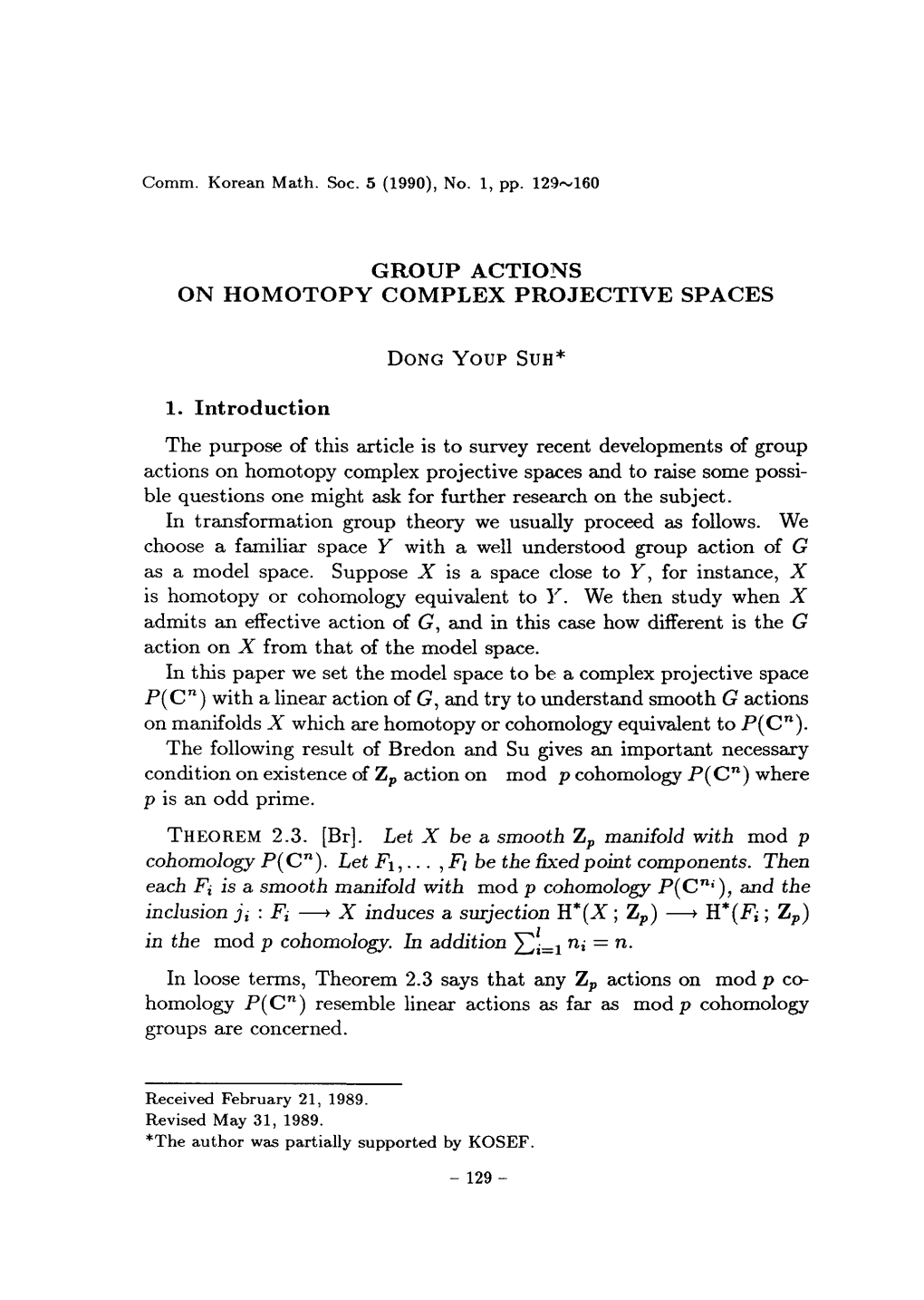 Group Actions on Homotopy Complex Projective Spaces