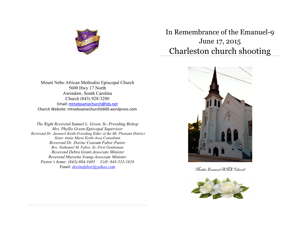 Charleston Church Shooting