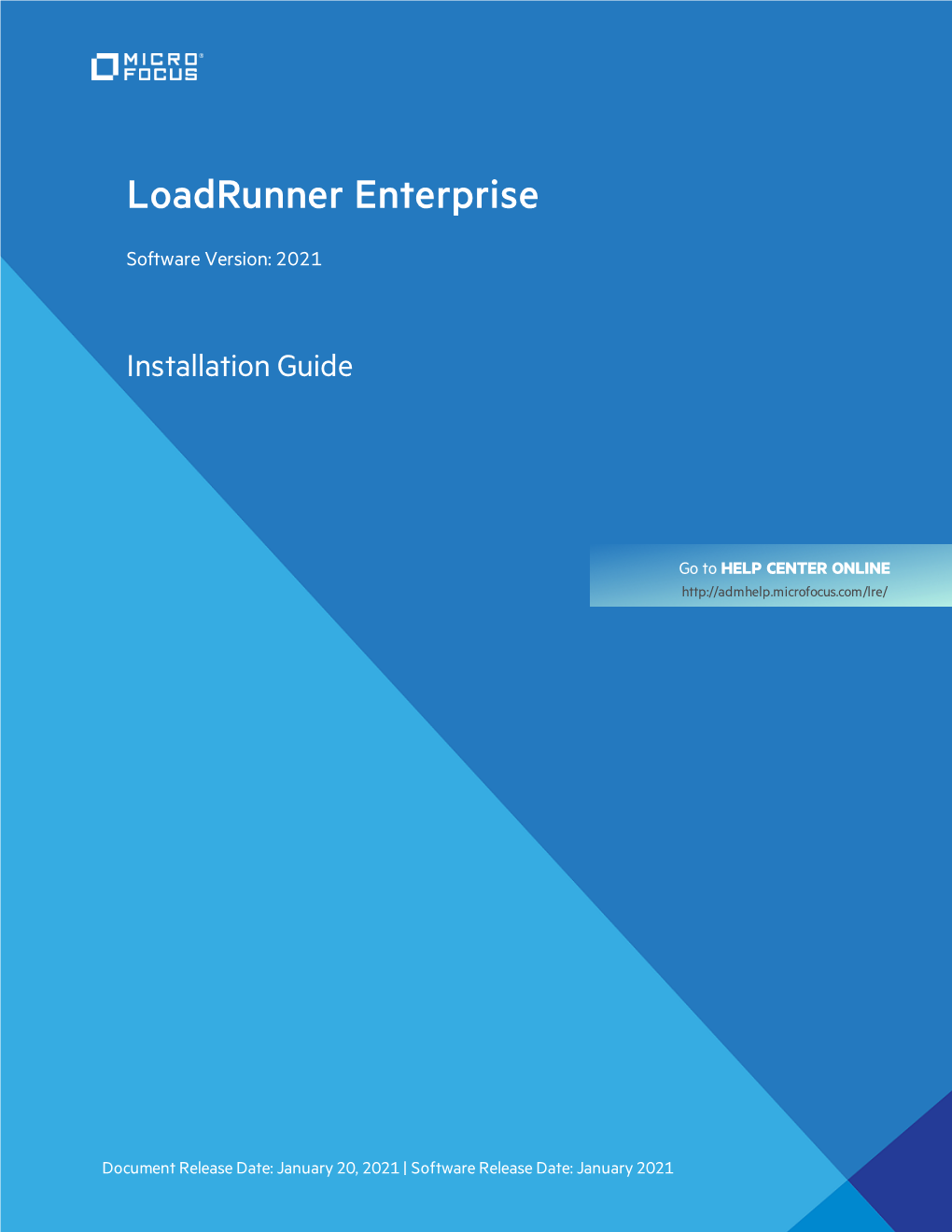 Loadrunner Enterprise Installation Guide