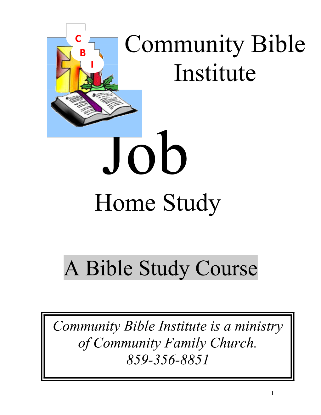 A Bible Study Course