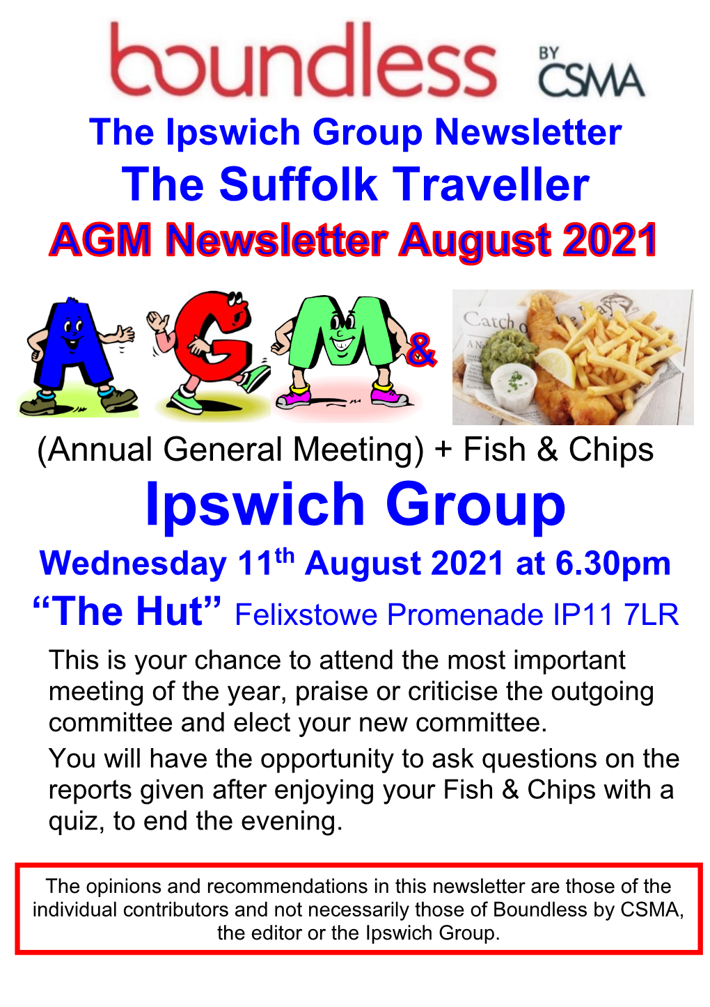 Ipswich Group Newsletter the Suffolk Traveller