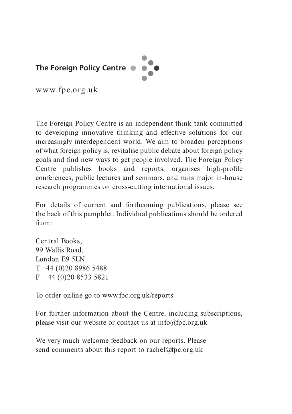 The Kidnapping Business the Foreign Policy Centre Mezzanine Floor Elizabeth House 39 York Road Acknowledgements Vi London SE1 7NQ Methodological Note Viii