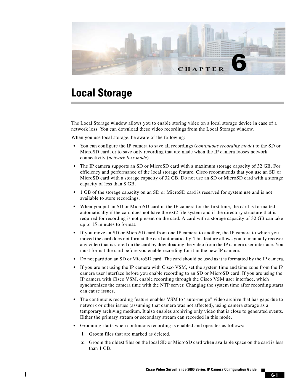 Chapter 6, “Local Storage”