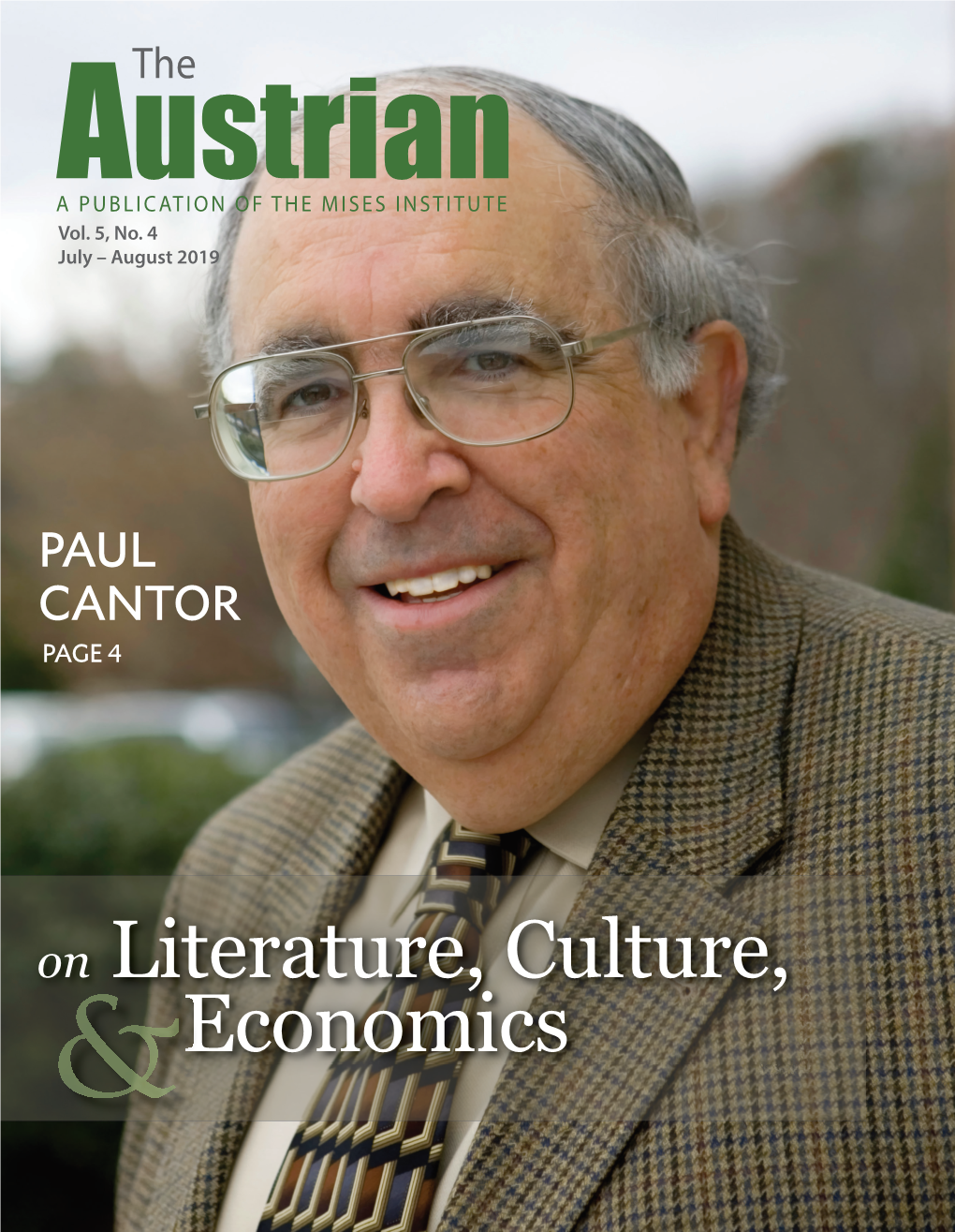 On Literature, Culture, Economics Economics