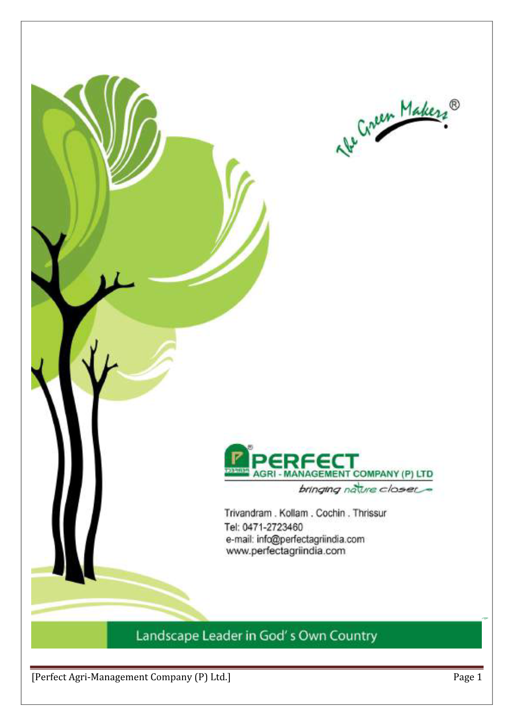 About Us: Perfect Agri-Management Company (P) Ltd