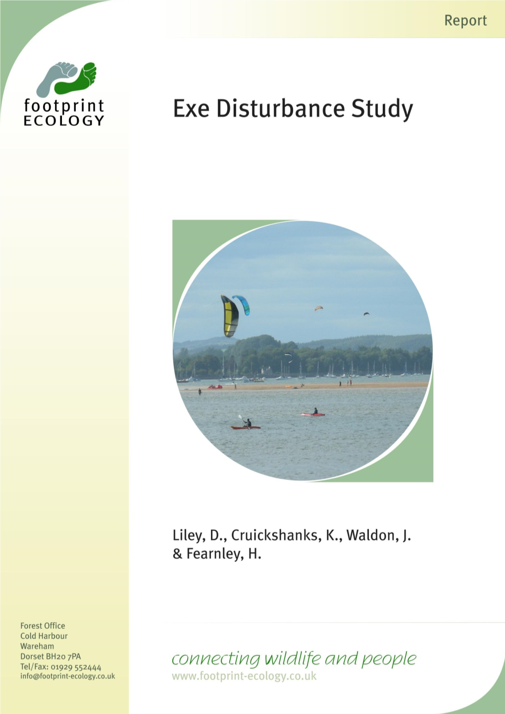 Exe Disturbance Study, Footprint Ecology 1