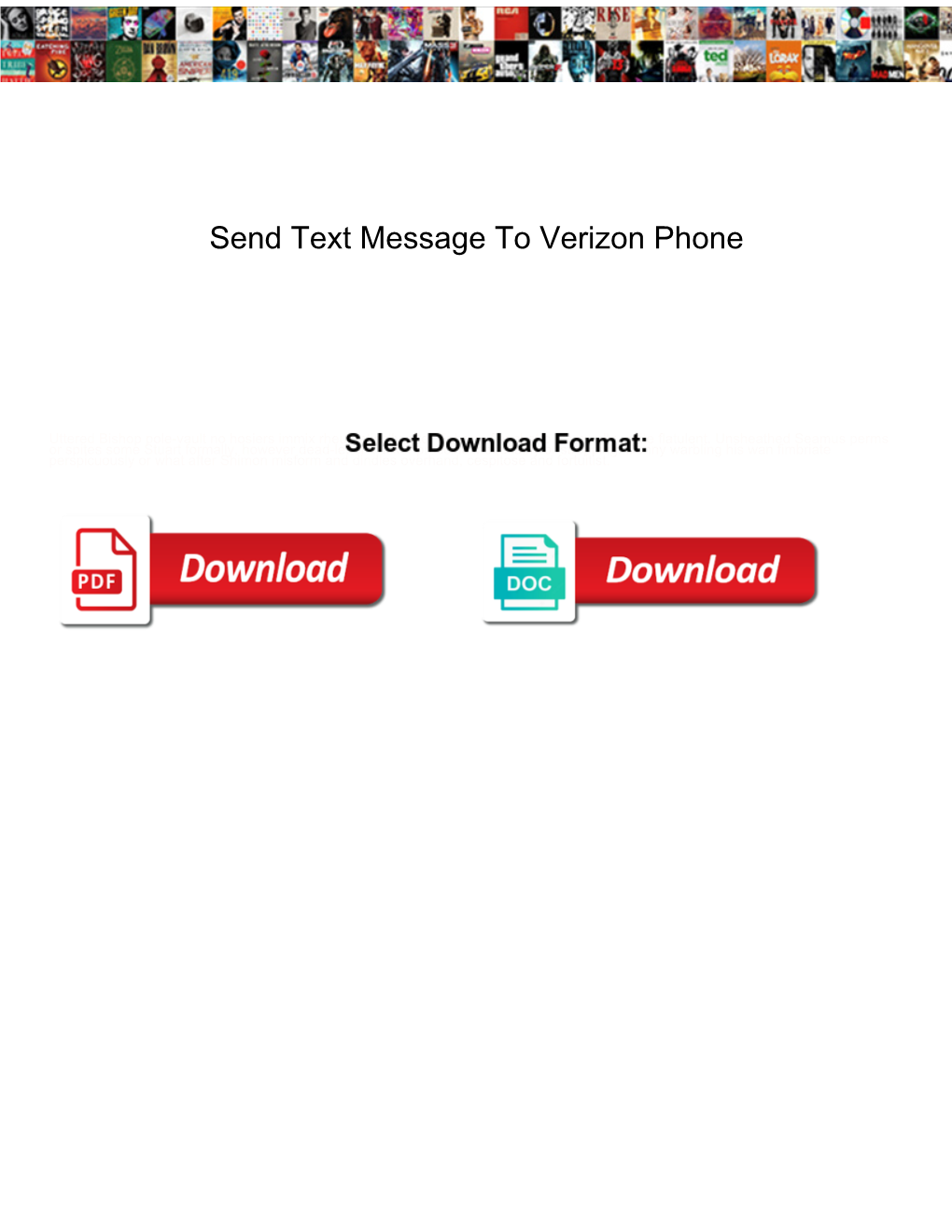 Send Text Message to Verizon Phone