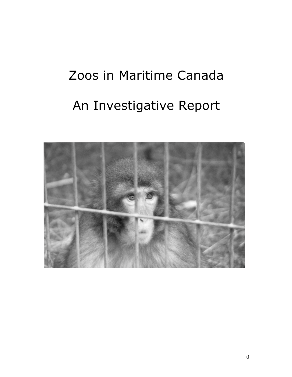 Zoos in Maritime Canada