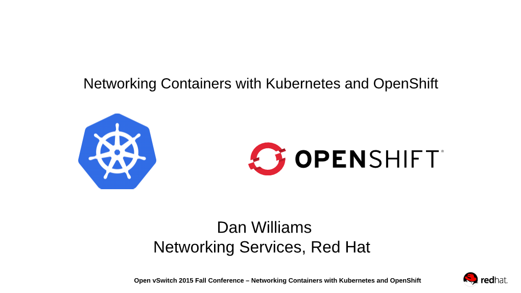 Dan Williams Networking Services, Red Hat