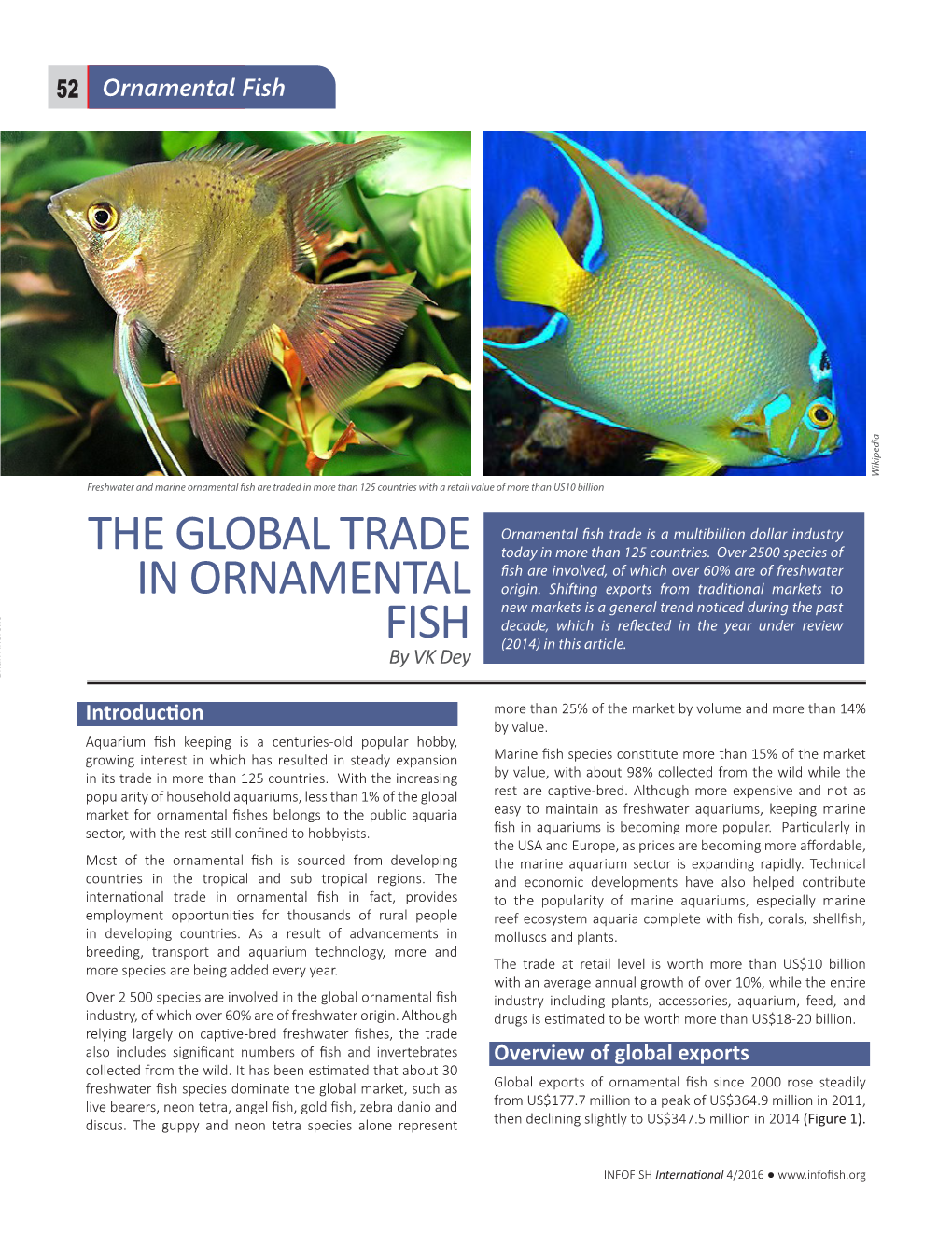 The Global Trade in Ornamental Fish