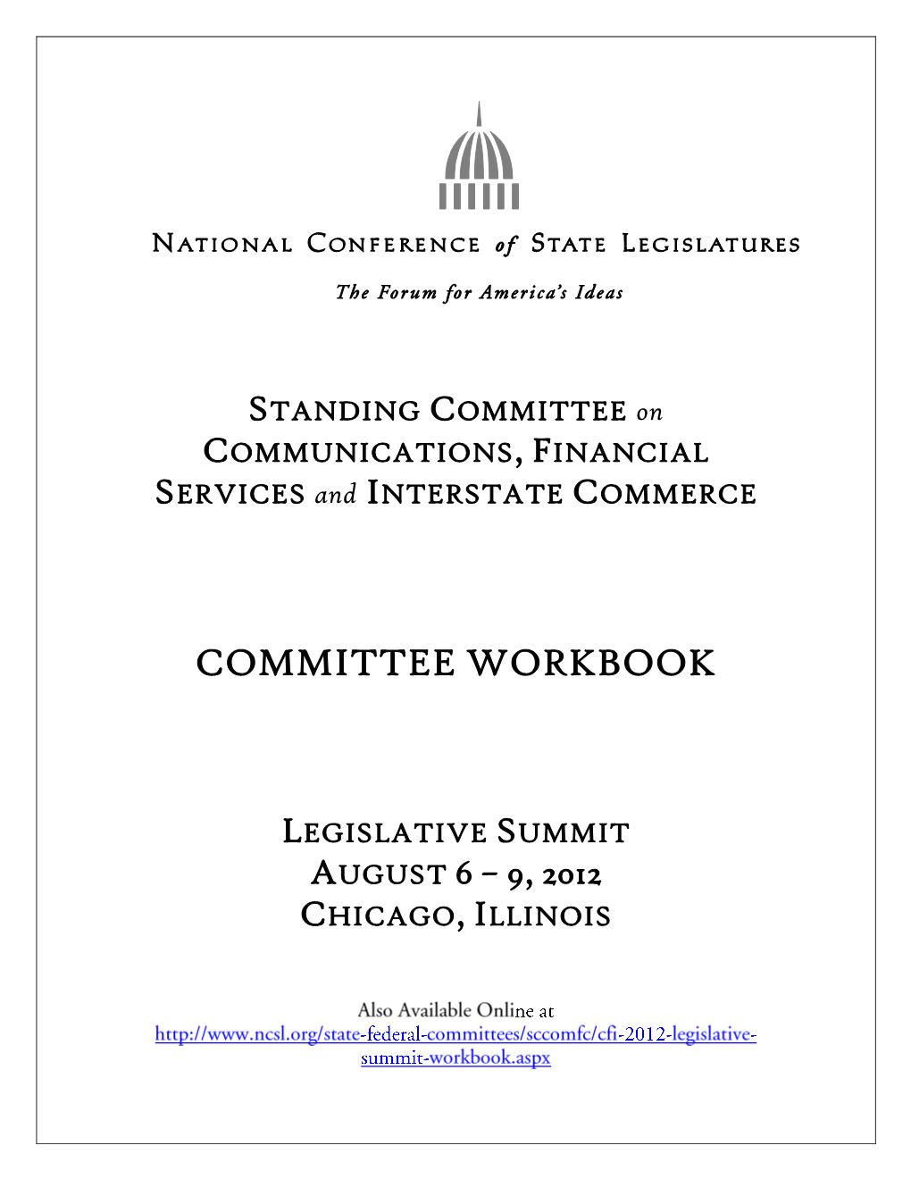 Committee Workbook