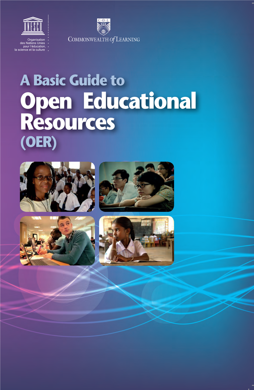 A Basic Guide to Open Educational Resources (OER); 2015