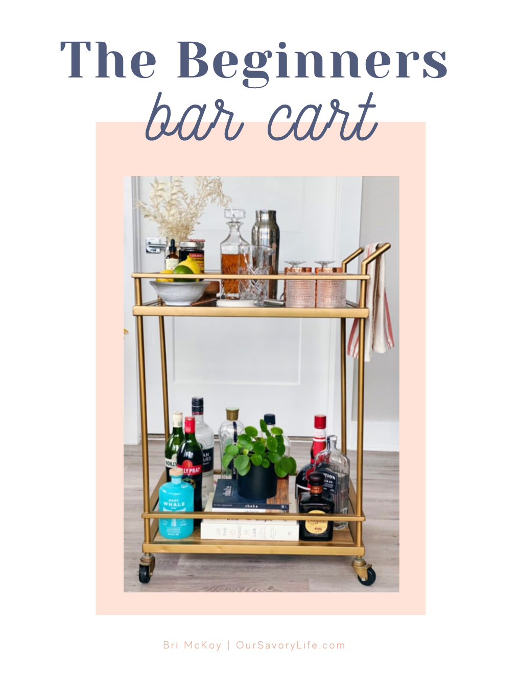 The Beginners Bar Cart