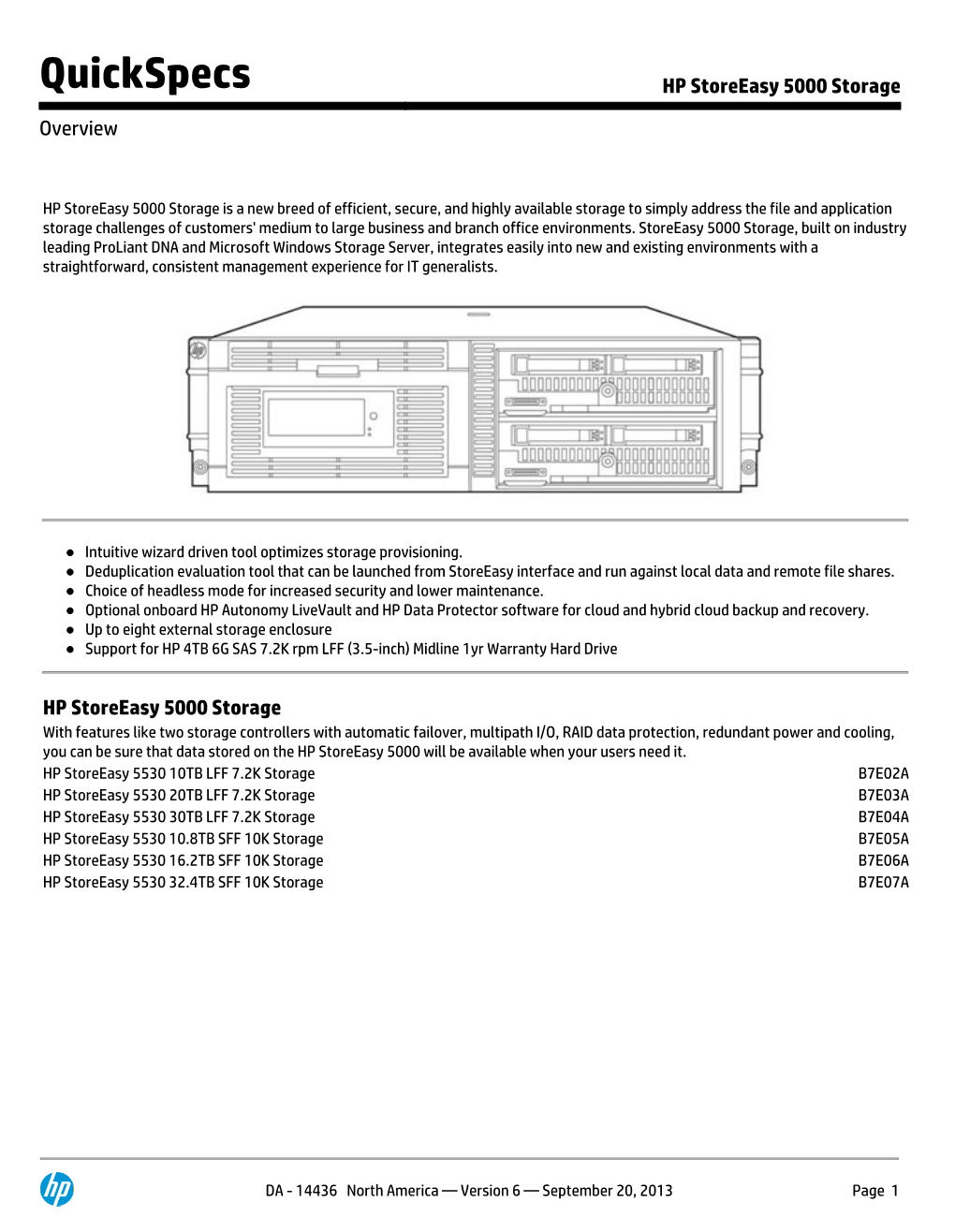 HP Storeeasy 5000 Storage