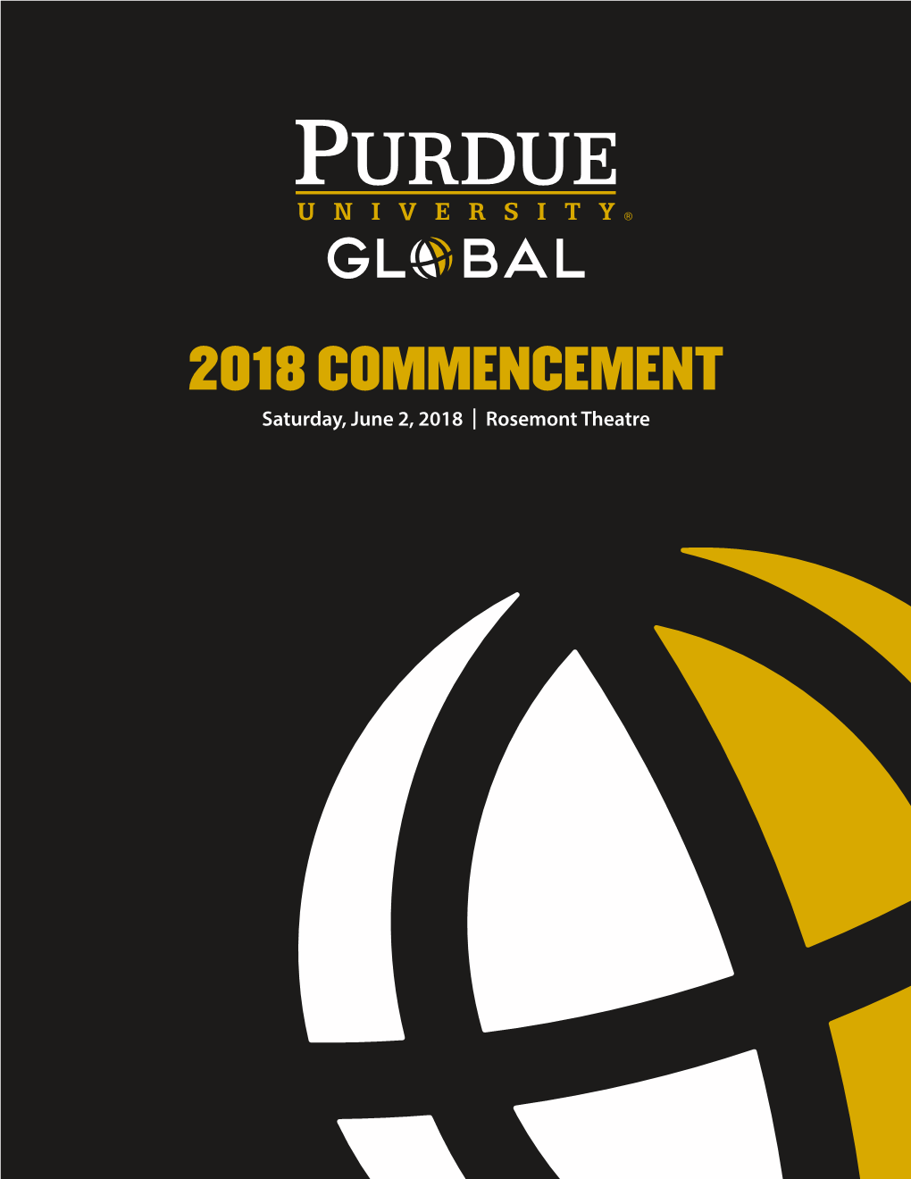 2018 Purdue University Global Graduation Commencement Program