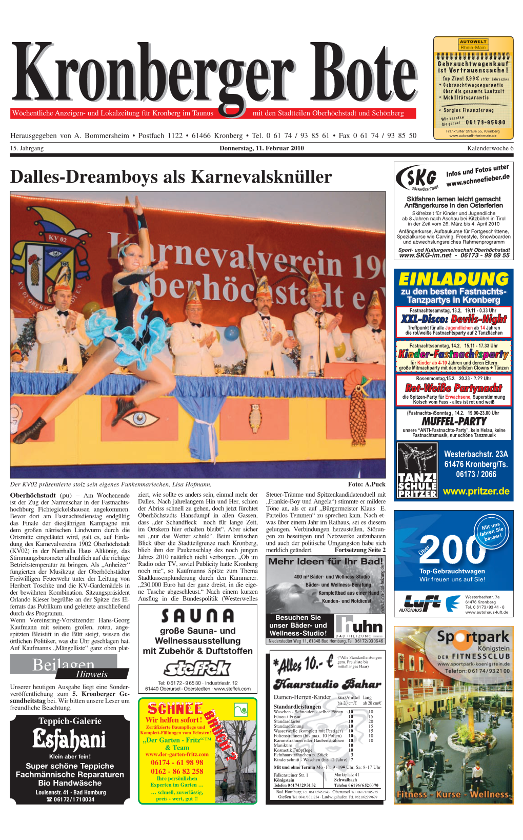 Dalles-Dreamboys Als Karnevalsknüller