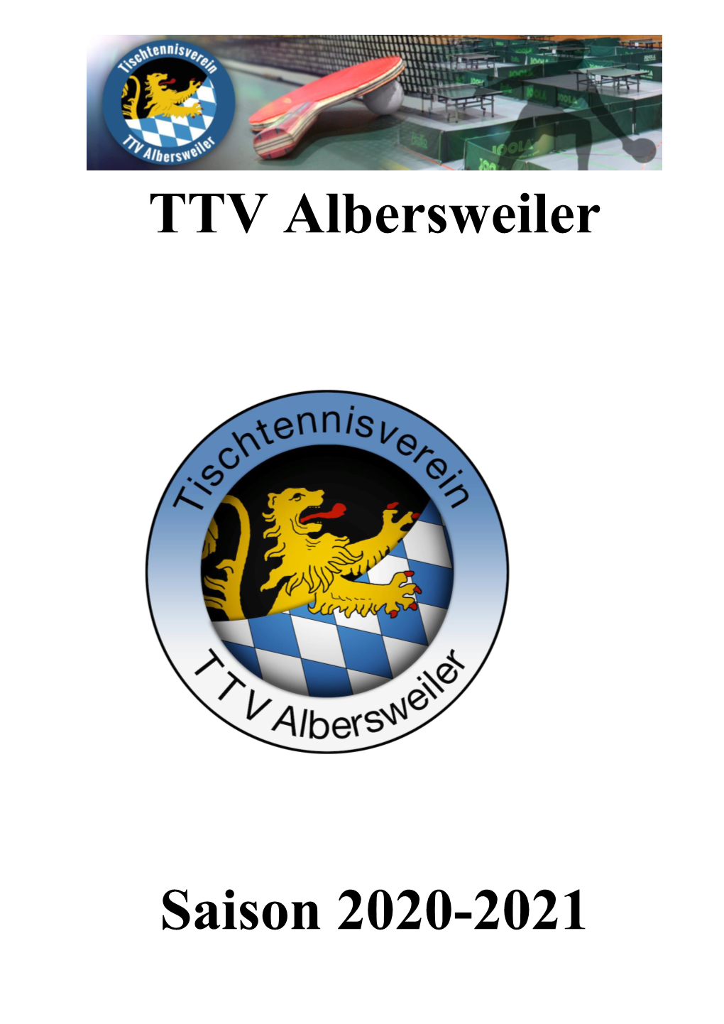 TTV Albersweiler Saison 2020-2021