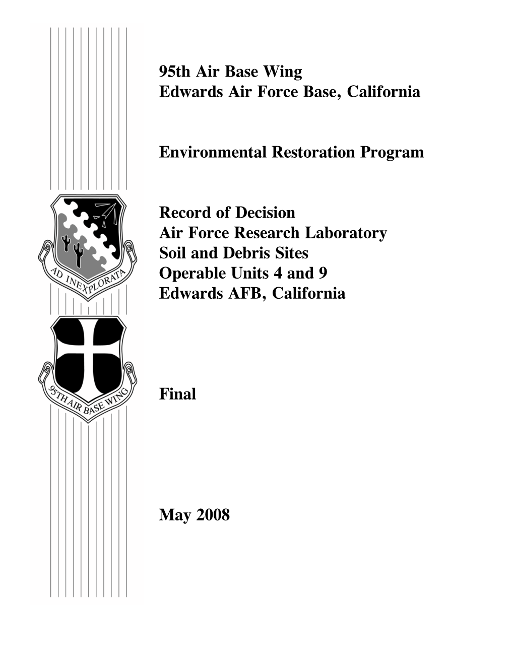 Record of Decision (Rods)