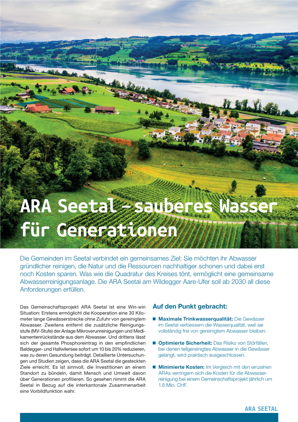 ARA Seetal – Sauberes Wasser Für Generationen