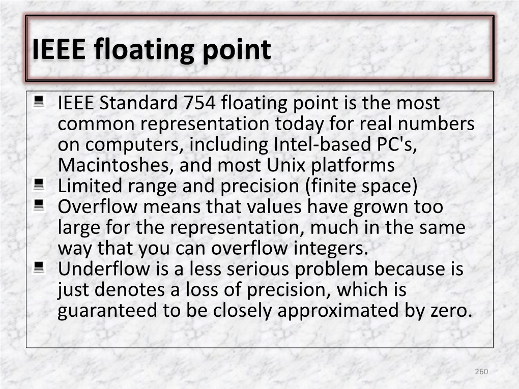 IEEE Floating Point