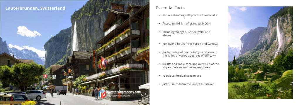 Essential Facts Lauterbrunnen, Switzerland