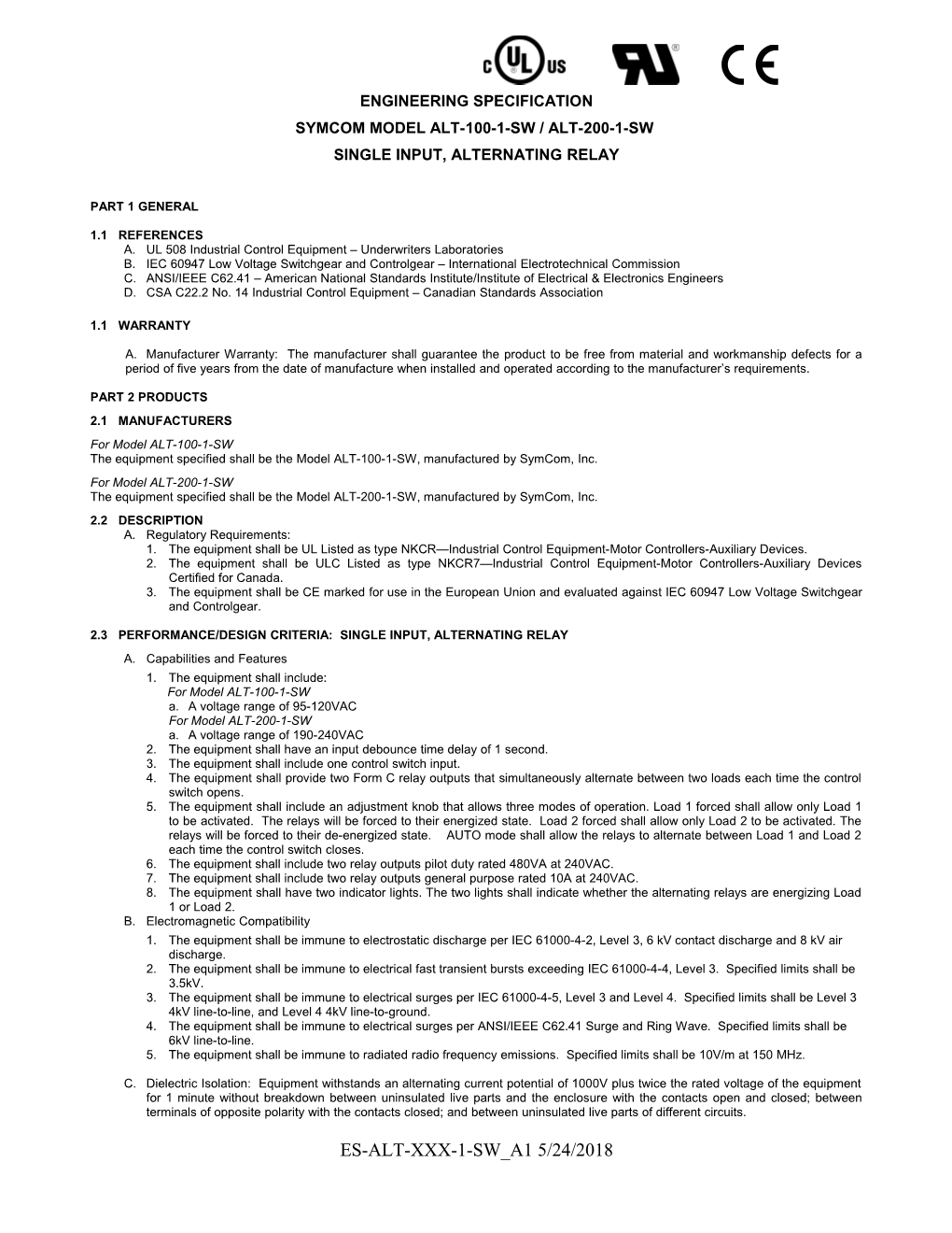 Engineering Specification s1