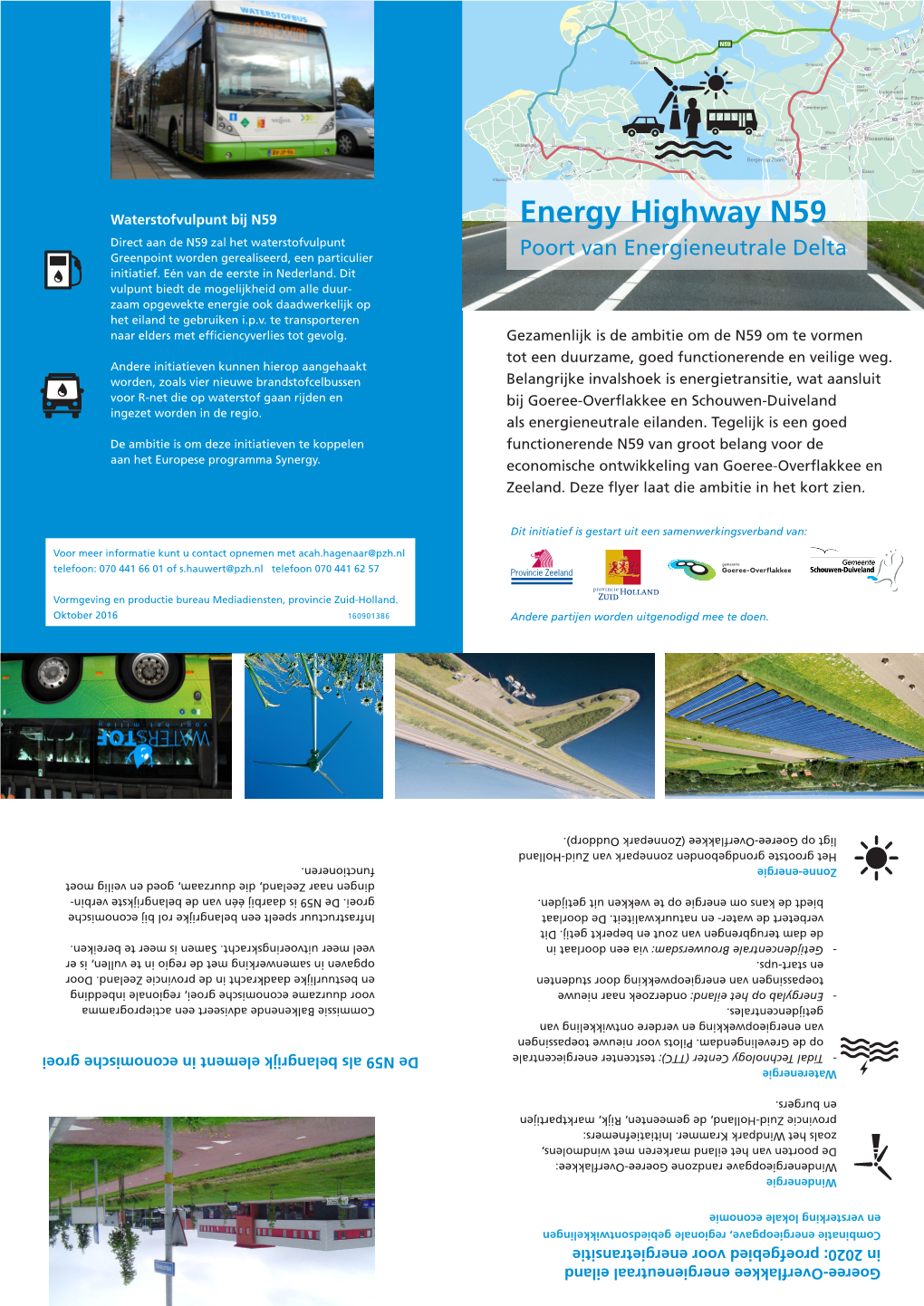 Energy Highway N59A4 Direct Aan De N59 Zal Het Waterstofvulpunt Greenpoint Worden Gerealiseerd, Een Particulier Poort Van Energieneutrale Delta Initiatief