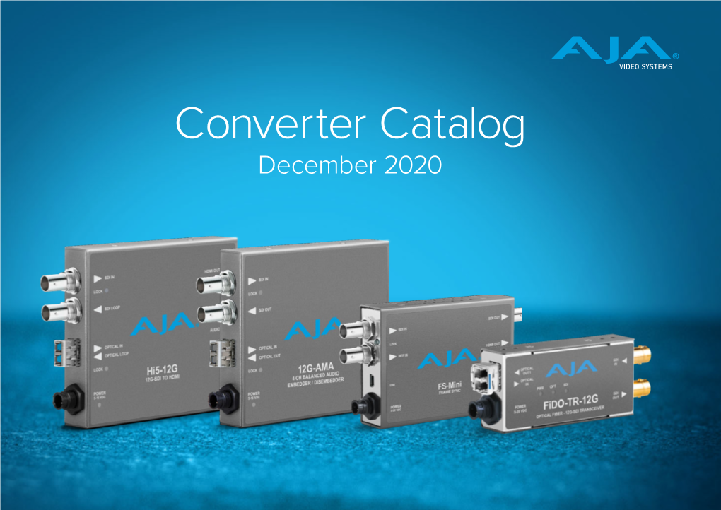 Converter Catalog December 2020