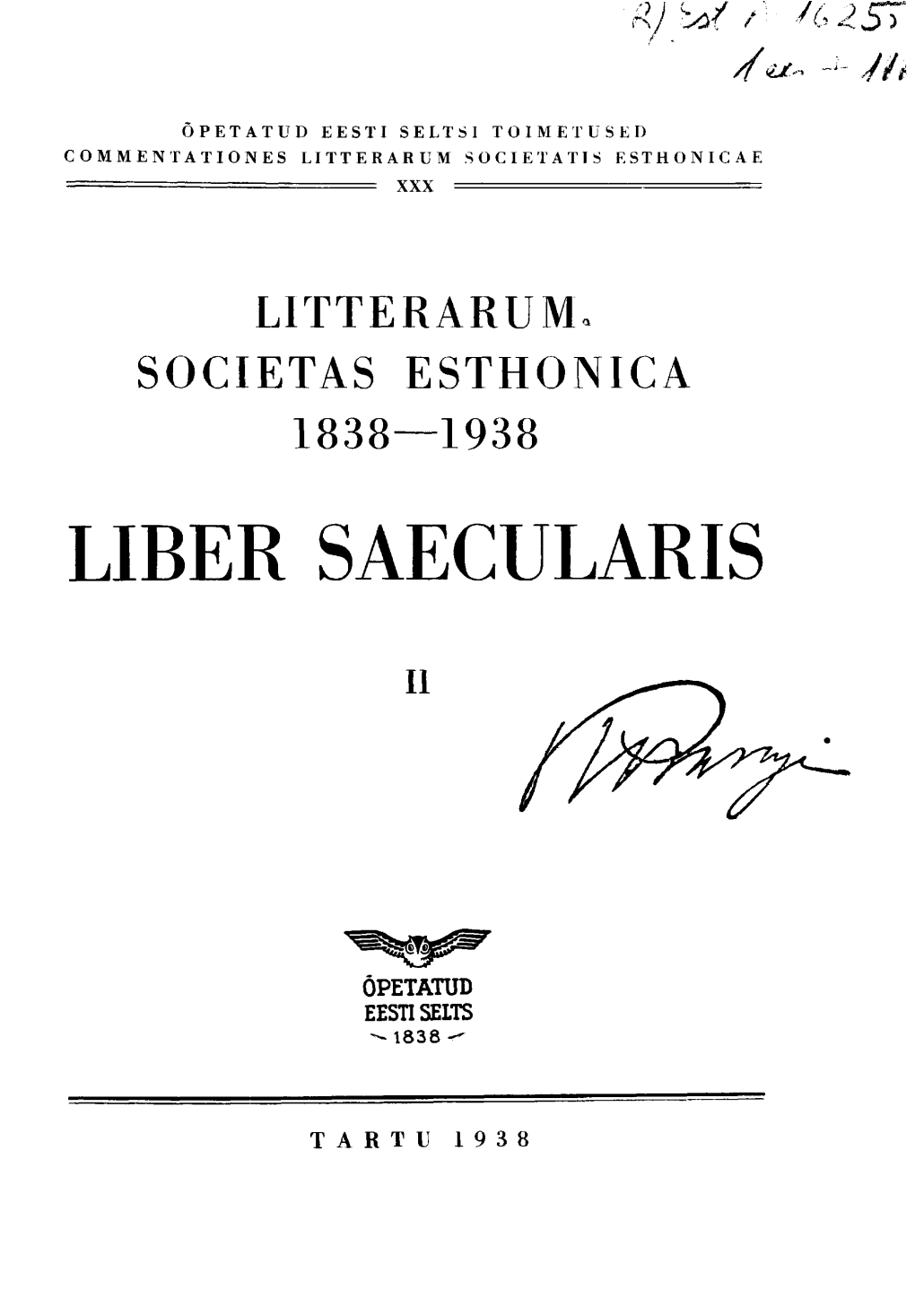 Liber Saecularis