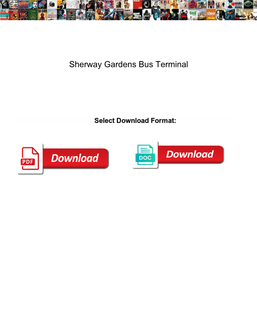 Sherway Gardens Bus Terminal
