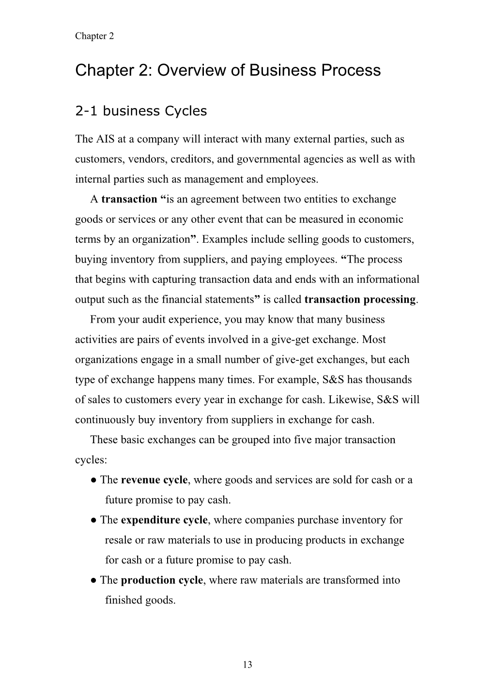 Accounting Information Systems: an Overview s1