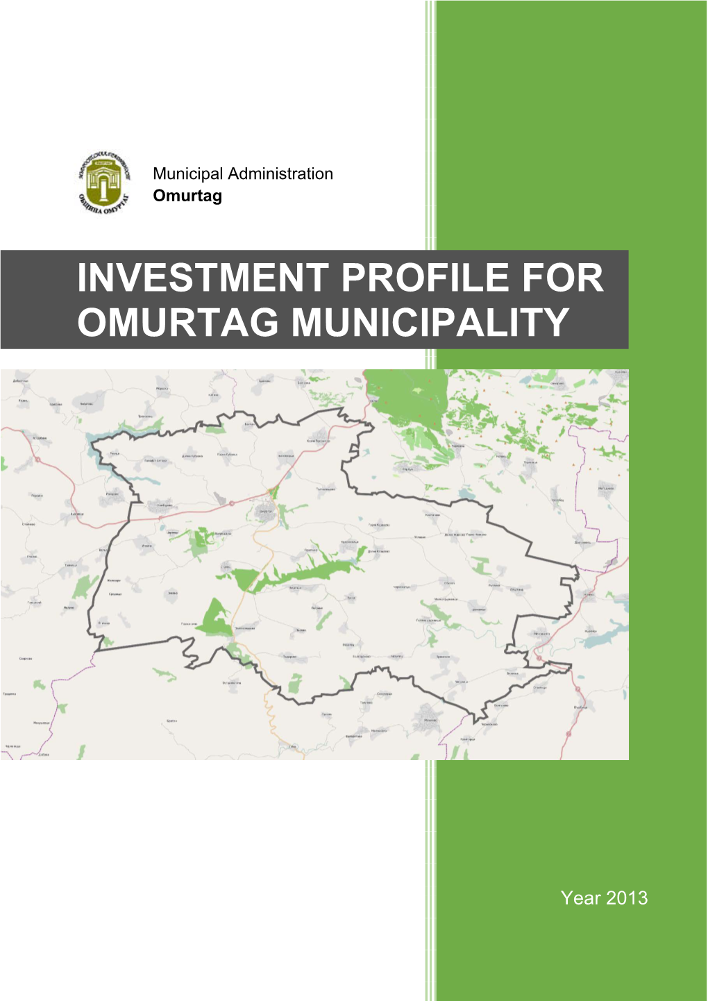 Investment Profile for Omurtag Municipality