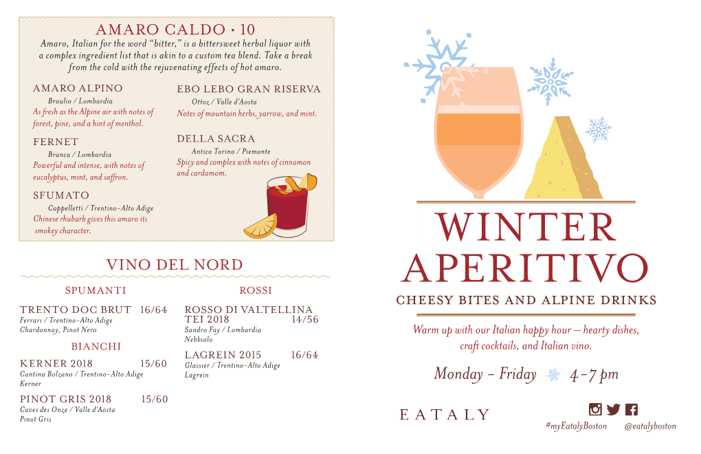 Winter Aperitivo