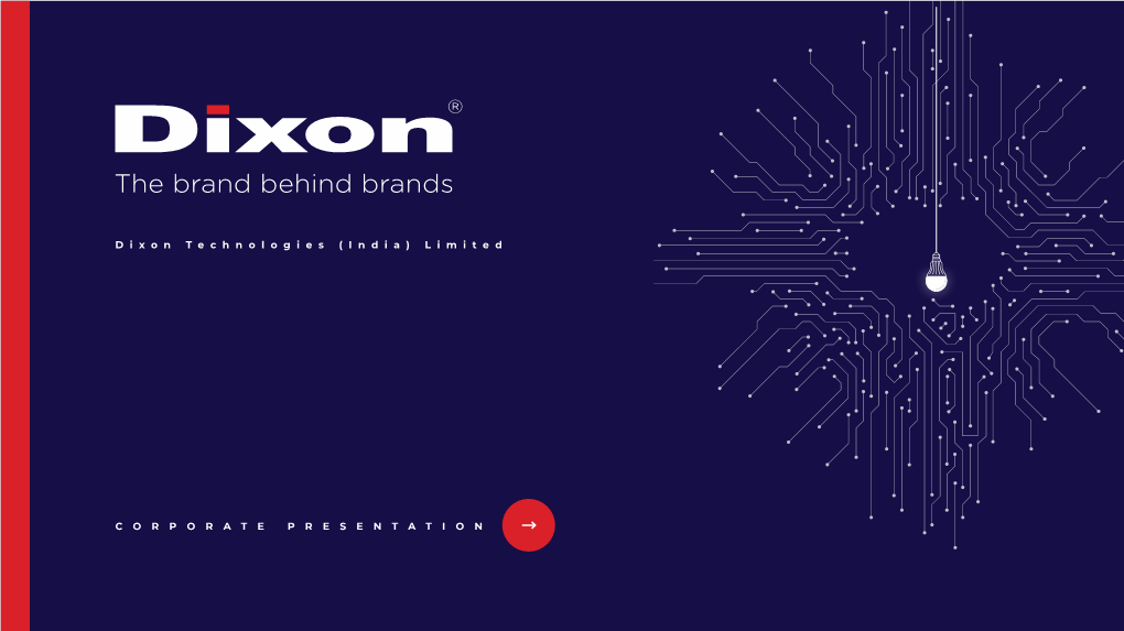 Dixon Corporate Presentation 18.08.2021