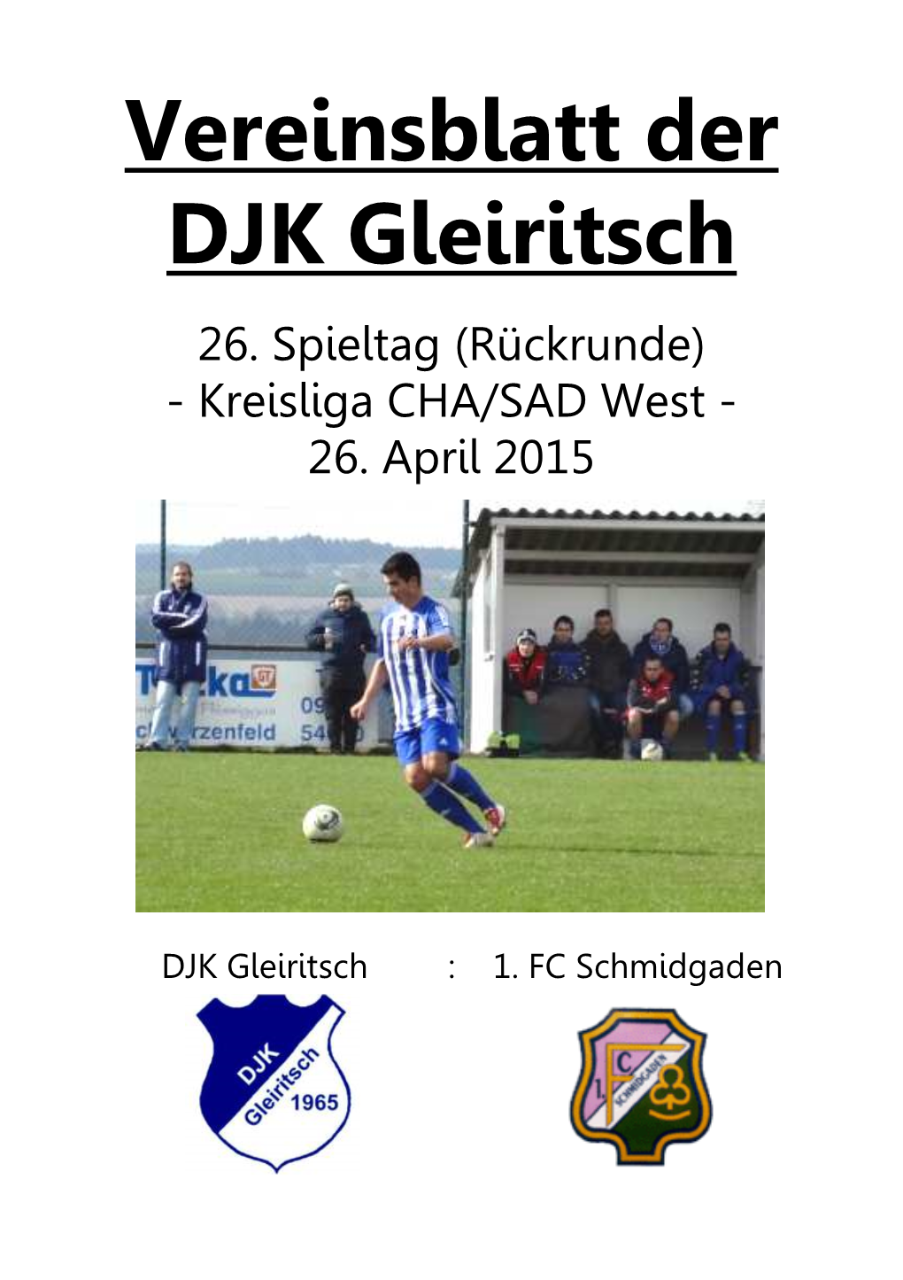 Vereinsblatt Der DJK Gleiritsch