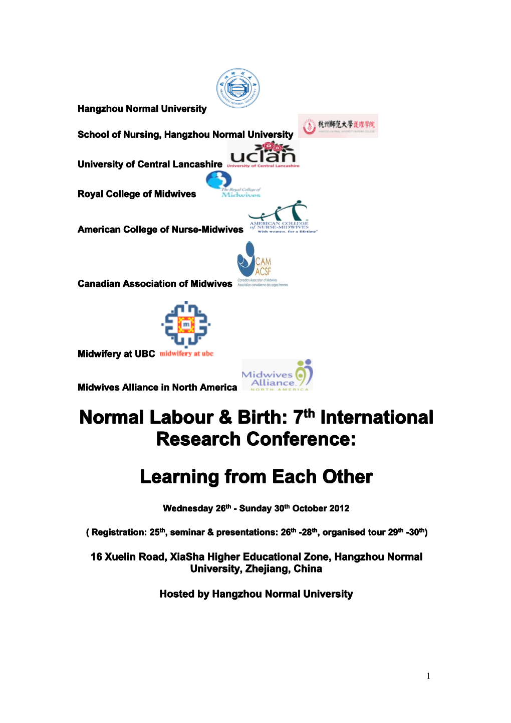 Normal Labour & Birth