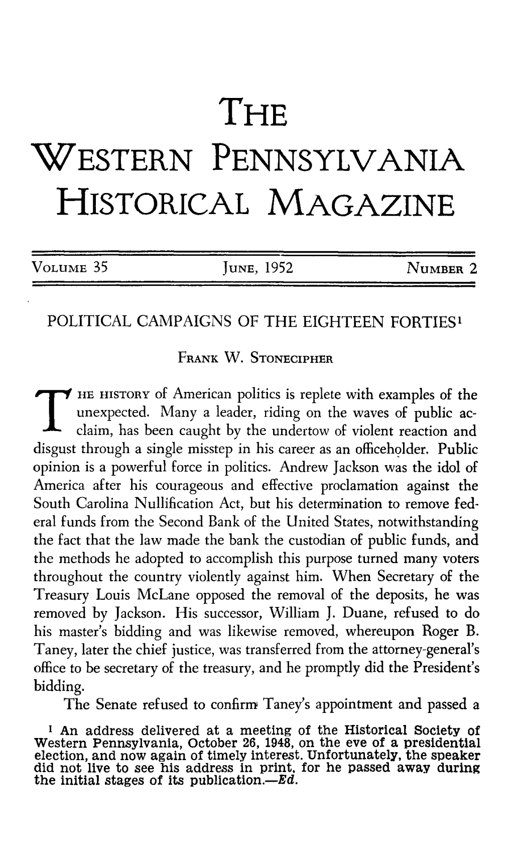 The Historical Magazine